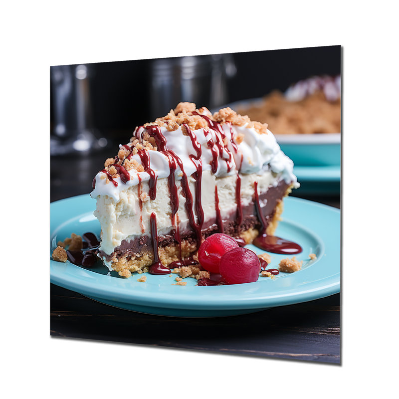 Chocolat Dessertschaos - art mural en métal Desserts, H 36 po x l 36 po