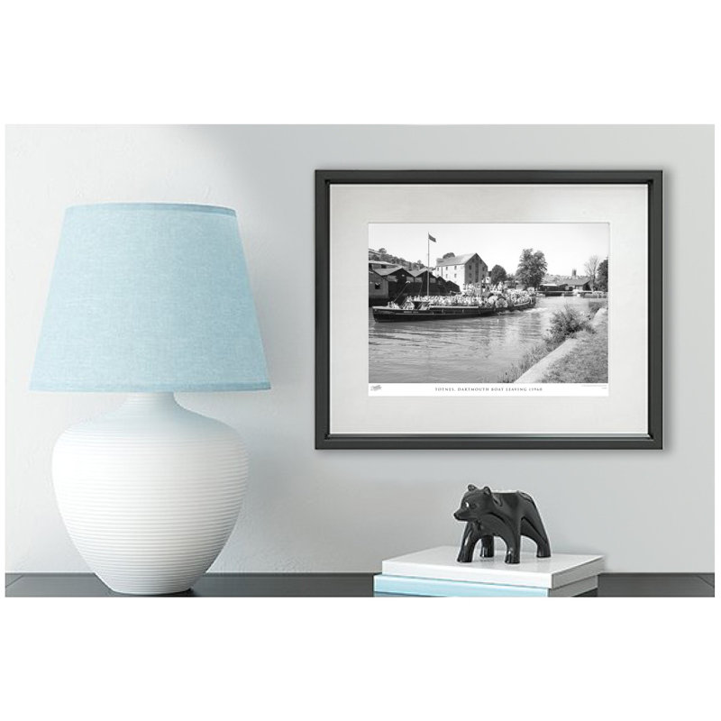 Totnes, Dartmouth Boat Leaving C1960 by Francis Frith - Single Picture Frame Print, 60cm H x 80cm W x 2.3cm D
