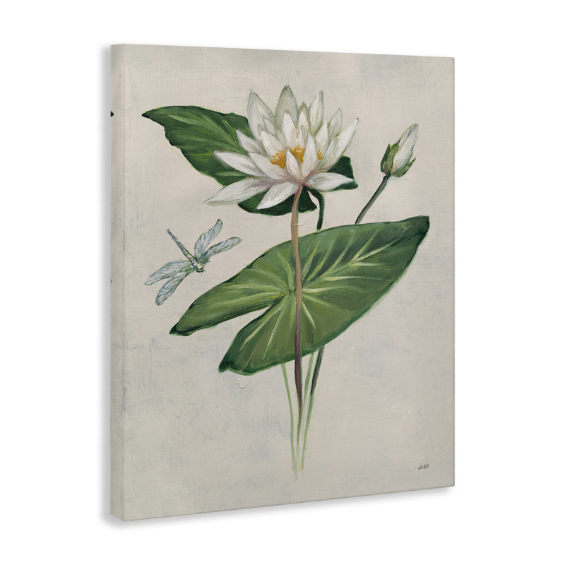  "Graceful Lily Pad", art mural par Julia Purinton, H 20 po x l 16 po