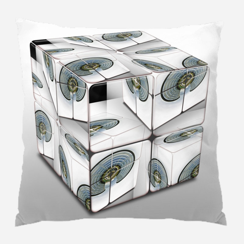 Cube Throw Pillow