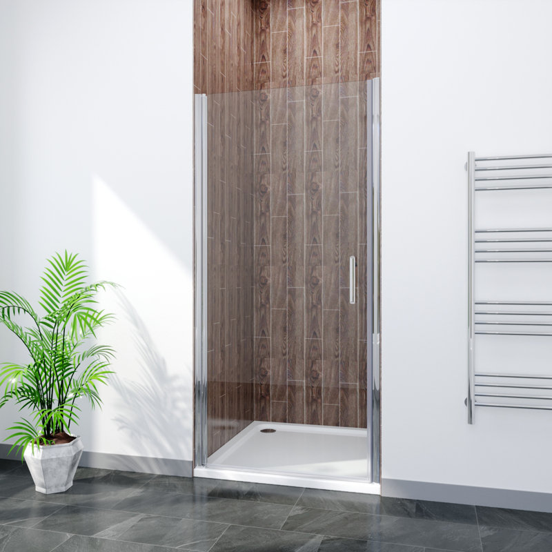 Ohio Rectangular Shower Enclosure with Tray, 1850mm H x 1700mm W x 700mm D