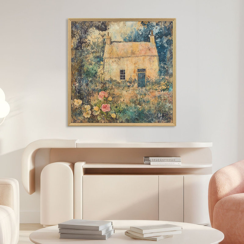 Coin du jardin, art encadré