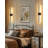 Dimmable Cordless LED Wall Sconce with Remote - Aluminum Battery Operated​-929894463-929894460