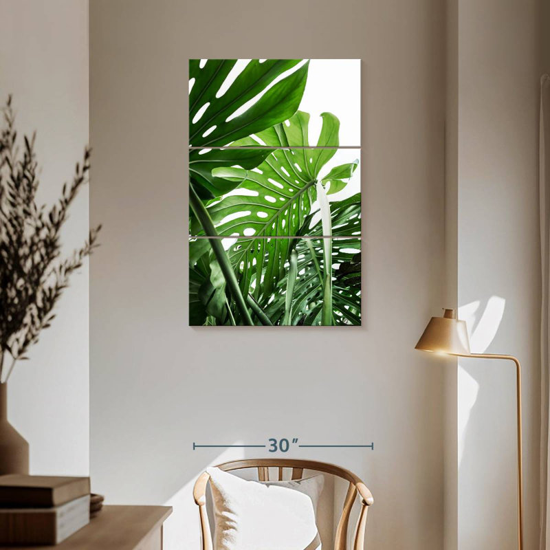 Harnek Leafy Jungle, 57" H x 36" W