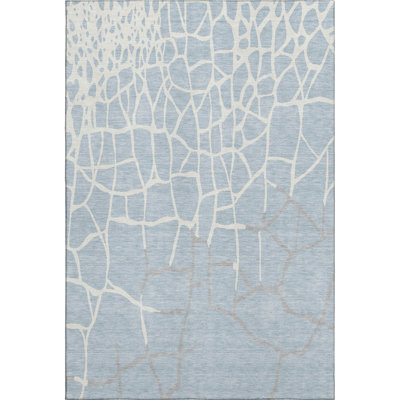 Premium Machine Washable Cossette AMF1049 Squares Rug