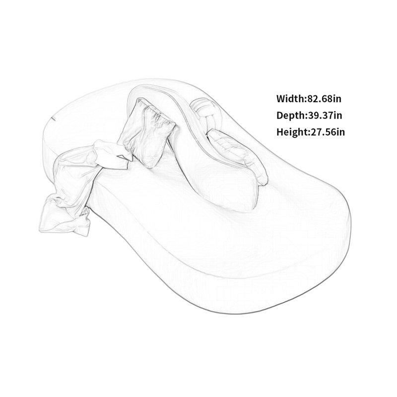 Modern And Simple Creative Sofa, Off White