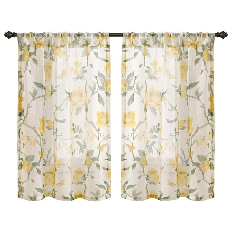 Floral Kitchen Curtain Kitchen Pelmet