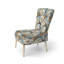 Chaise d'appoint rembourrée Industrial Ivory Fusion Floral I