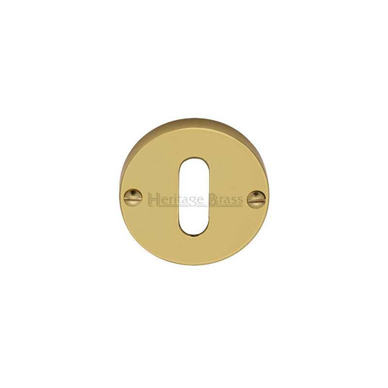 Heritage Brass Heritage Keyhole Escutcheon, Satin Chrome