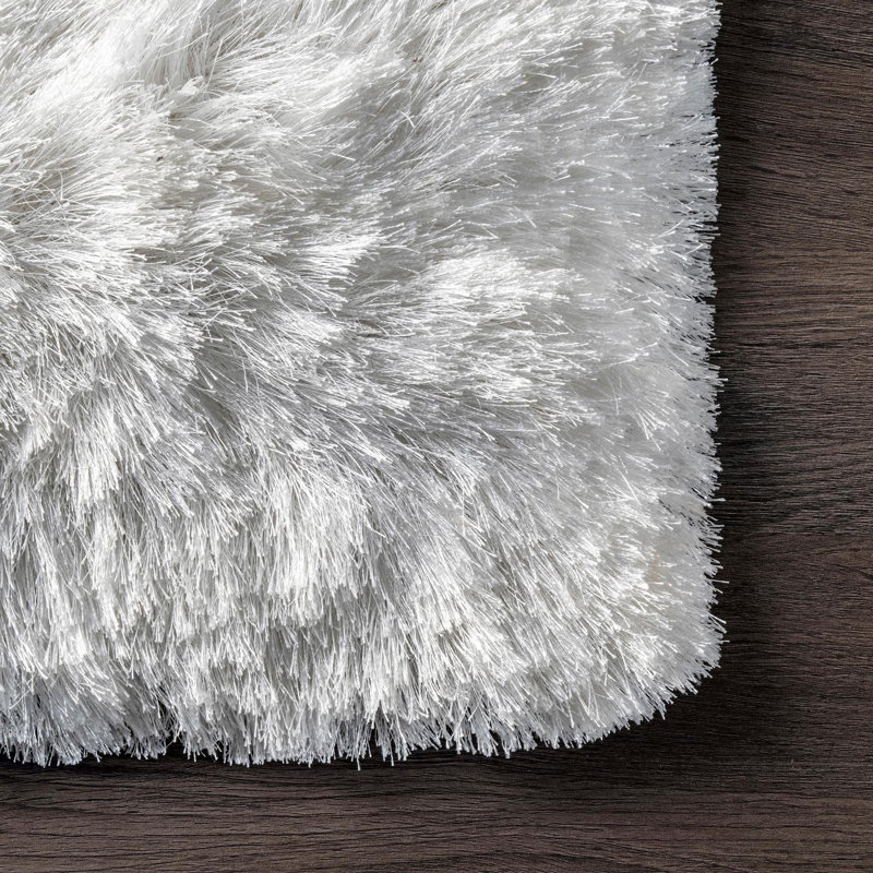 Brett Solid Colour Hand Woven Area Rug, Rectangle 91 x 152cm