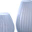 Cased Glass Stripe Vase-Blue-57567992