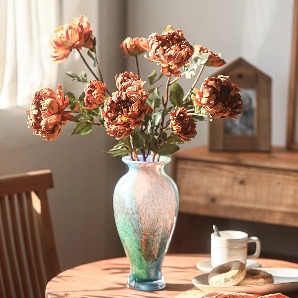 Seattle Dahlia Floral Stems, Orange