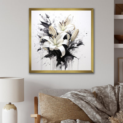 Blanc et bleu pur lis Charm II