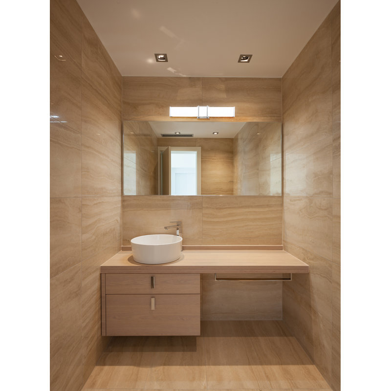 Chania Dimmable LED Bath Sconce, Chrome