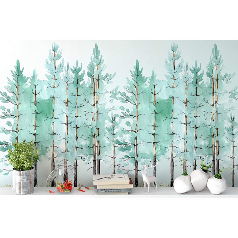 Papier peint amovible Jungle, L 105,96 po x L 187 po