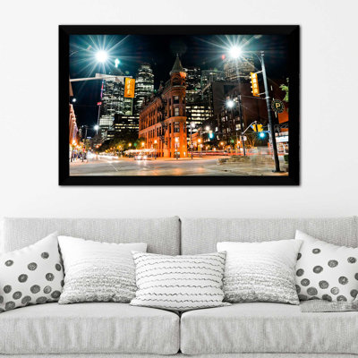 «City Streets», reproduction de photo encadrée