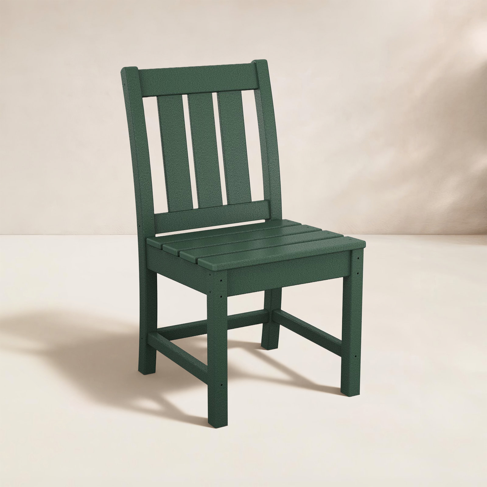 POLYWOOD® Oxford Patio Side Chair, Green