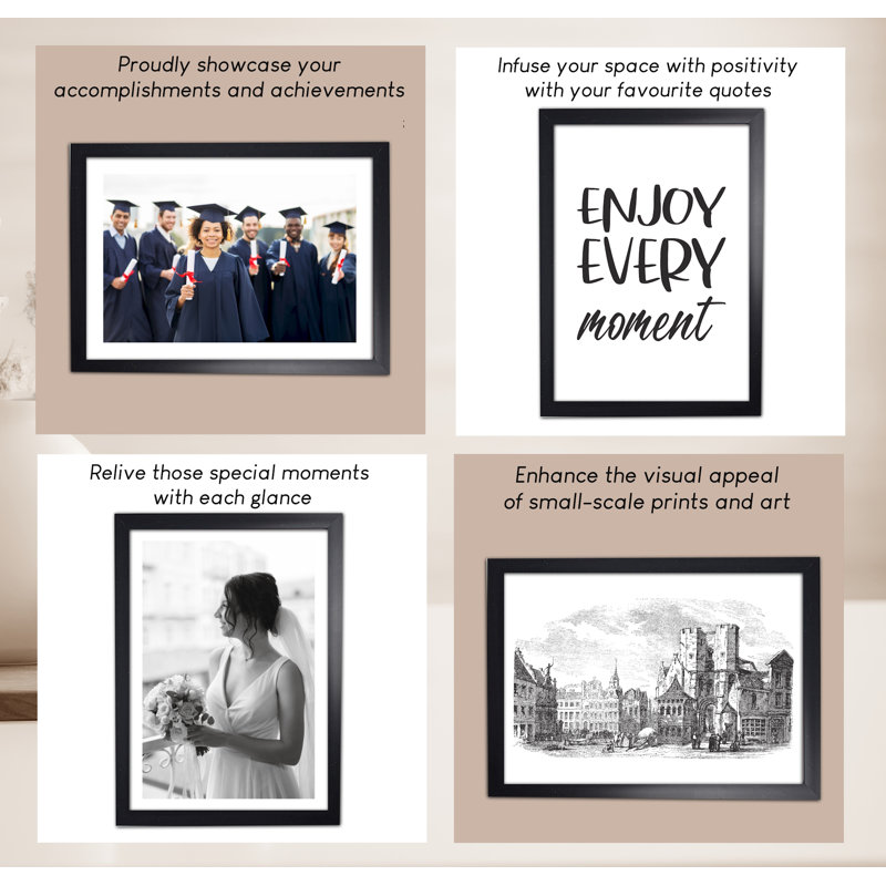 Black Matte Picture Frame