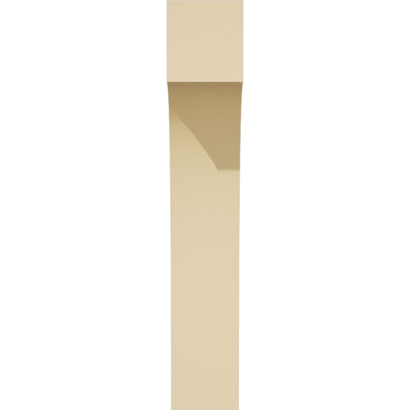 Corbeau en uréthane Huntington Signature, brun clair apprêté, H 20 po x l 3,5 po x P 8 po