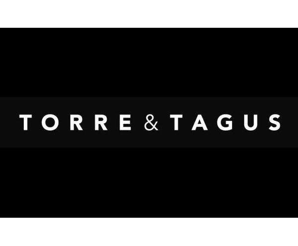 Torre & Tagus Designs LTD. Savoy Glass Gold Trim Square Coasters (Set of 4)