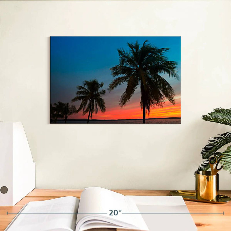 Caribbean Sunset Gillard, 8" H x 12" W
