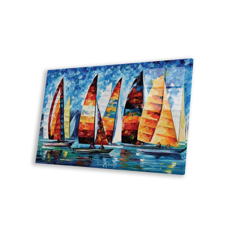 Voile, régate imprimée sur verre acrylique