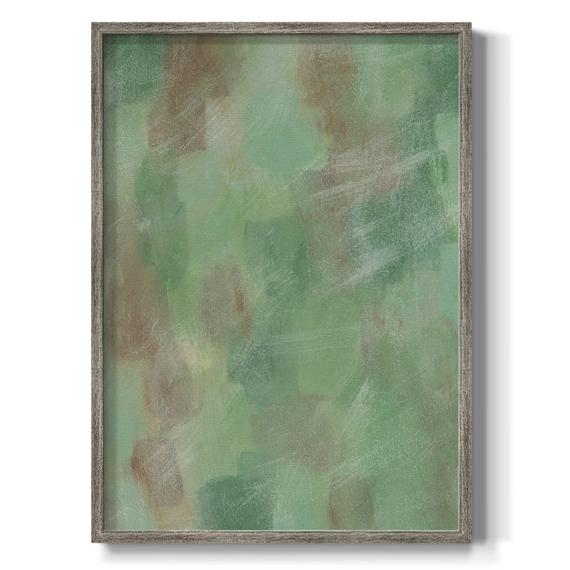 Green Shadows II, reproduction encadrée - bois massif, H 30 po x l 24 po