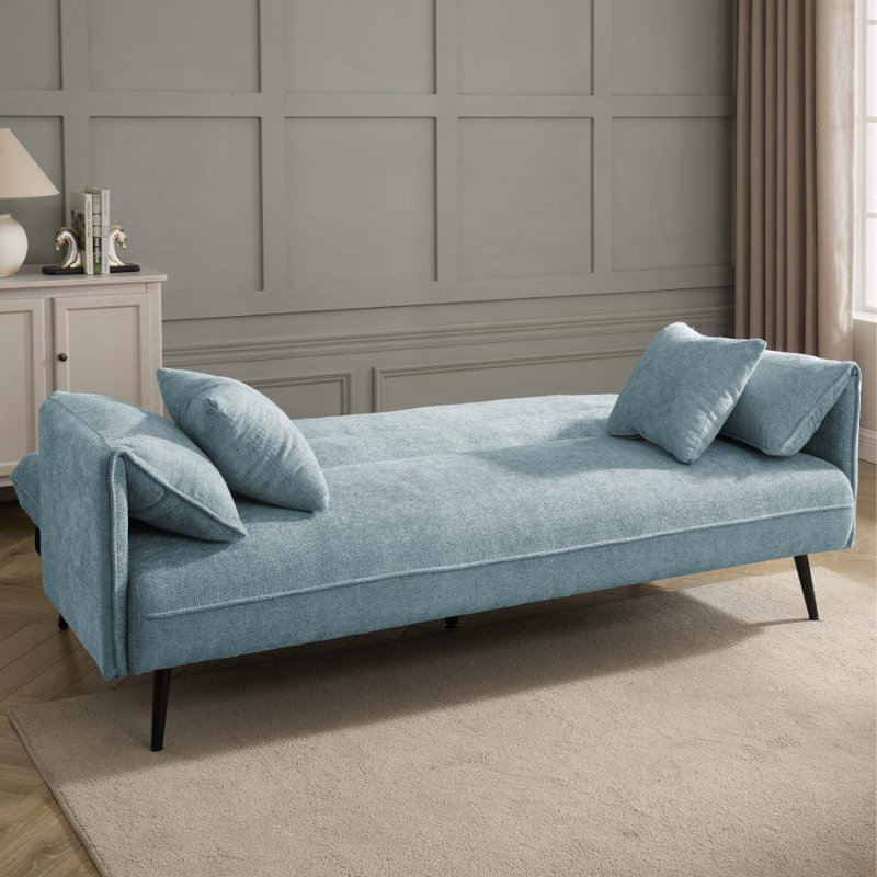 Frederick 3 Seater Sofa Bed, Blue
