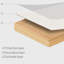 Bureau design avec rangement pour les pieds-1113725183