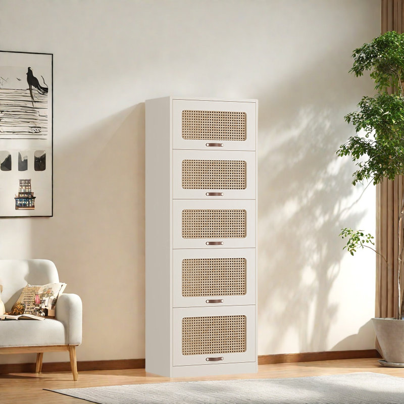 Rabehi, Blanc, (5 tablettes) H 66,1 po x l 23,6 po x P 13,7 po