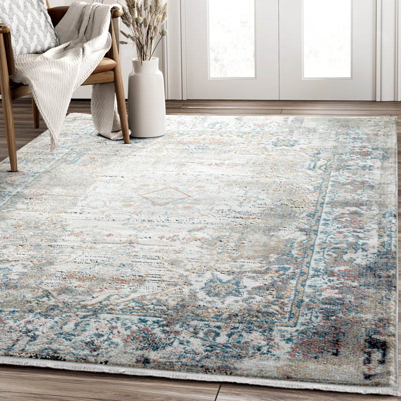 Tapis oriental gris, Rectangle 5 pi 3 po x 7 pi 6 po
