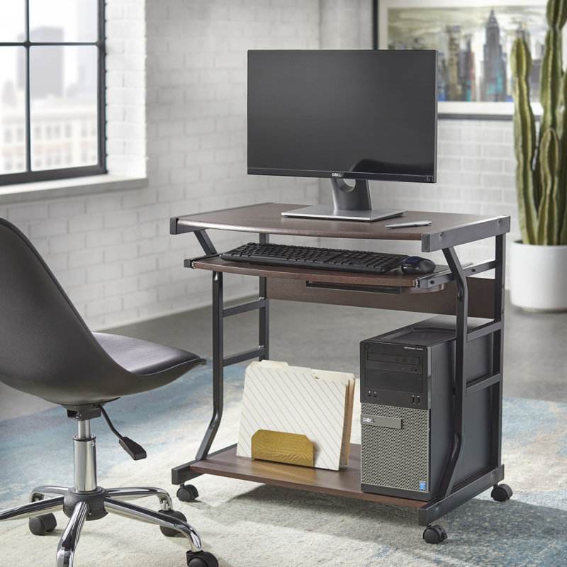 Bureau Lunde, Black/Silver