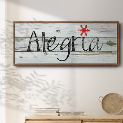 Toile encadrée Alegria