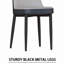 Ensemble de table de salle à manger extensible de 62,99 à 78,74 po pour 2 à 8 personnes, équipé de 6 chaises de salle à manger rembourrées en tissu polyuréthane épais, d'une table de salle à manger spacieuse, d'une table et de chaises de cuisine, avec des pieds en U-35951130-35951131