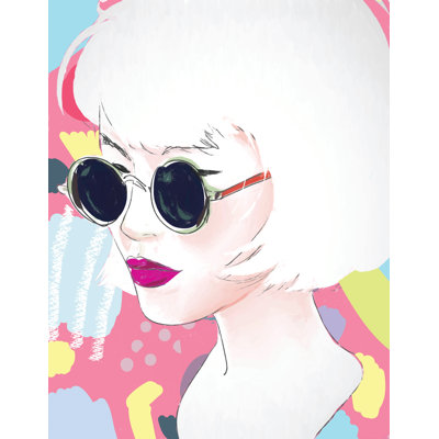 80'S Fashion Illustration - Painting Print