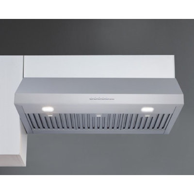 30"" 280 CFM Convertible Under Cabinet Range Hood in Stainless Steel -  Falmec, FPERO30U3SS