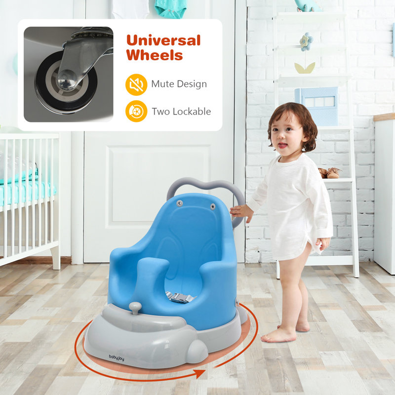 Booster Seat, Blue/Grey