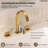  8 in. Widespread Bathroom Faucet 3 Hole, 2-Handle Waterfall Deck Mount Bathroom Sink Faucet with Drain Assembly-116321983