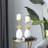 12.85'' H Iron Tabletop Candlestick