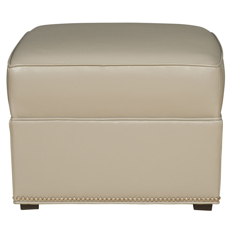 Repose-pieds en cuir Liz, Cassonade Gatsby