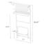Yamazaki Home Laundry Accessory Organizer , Magnet, Steel, Large, Magnetic, Water Resistant
