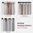 Boho Linen Blackout Curtains Double Layer Thermal Insulated Farmhouse Vintage Retro Printed Trim Pattern Lined Drapes for Living Room Bedroom Back Tab 2 Panels-716455661-718625215
