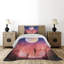  Ensemble de couvre-lit / couvre-lit 3 pièces en microfibre bleu marine
