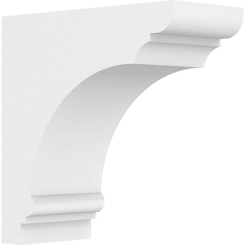 Support Standard Hughes Architectural Grade PVC, H 8 po x l 3,5 po x p 8 po