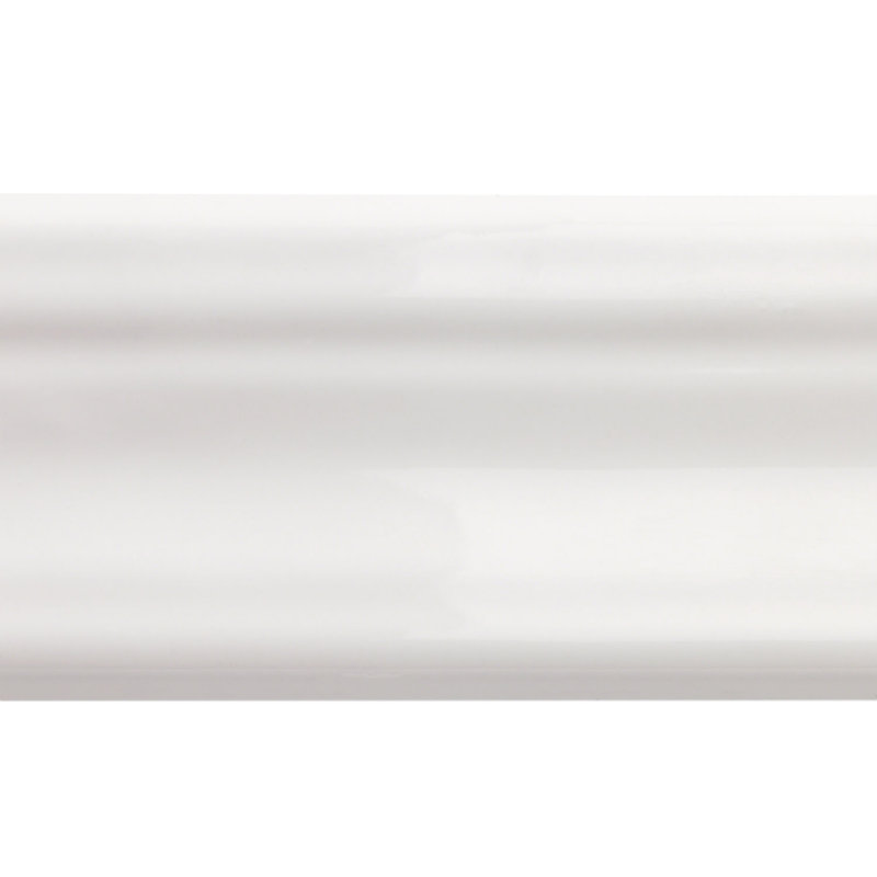 Manchester 2x12 Ceramic Chair Rail Liner, Bianco