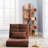 Adaliene Triple Fold Down Sofa Bed, Adjustable Floor Couch Sofa with 1 Pillow, 5 Reclining Position