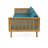 Claremont 3 Seater Daybed With Rattan Arms-648468046-648468043