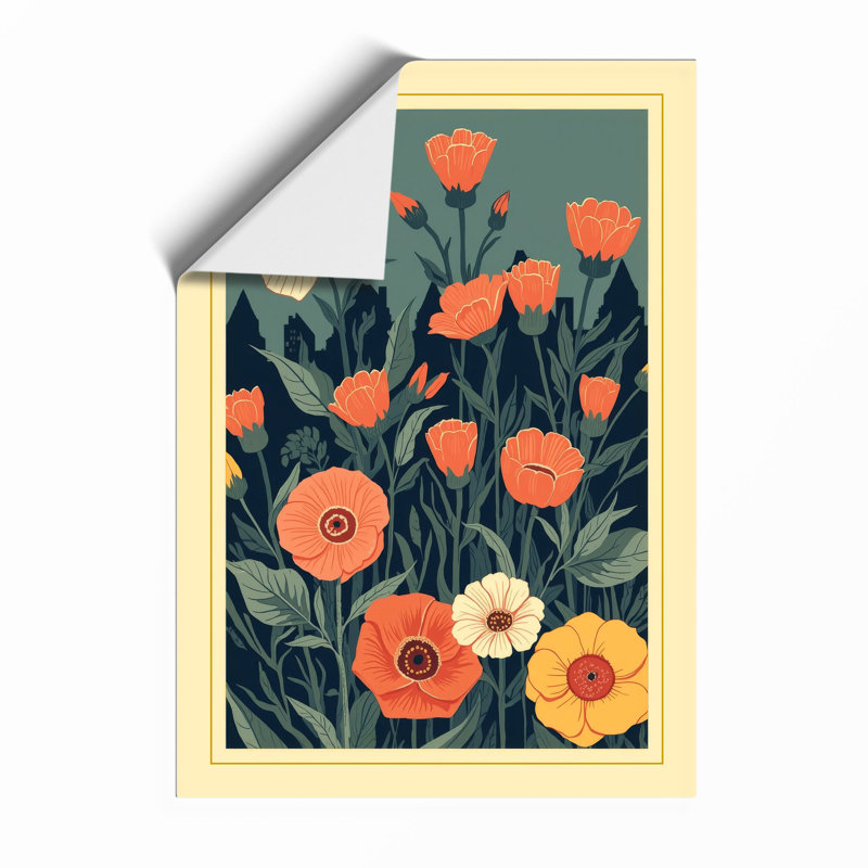 Autumn Cluster Botanical - Framed Print, Unframed, A1 - 84.1 x 59.4 cm
