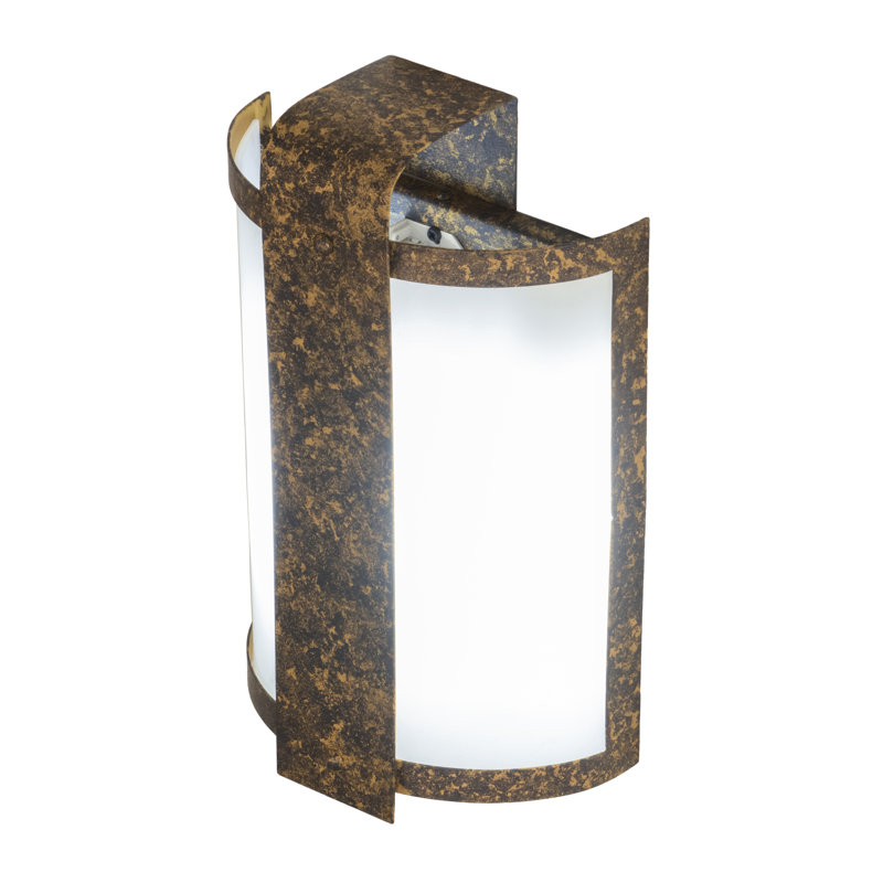 Eli Old Gold Iron 2-Light Dimmable Wall Sconce