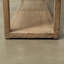 Three Drawers Console Table Weathered Natural with Distressed Gray